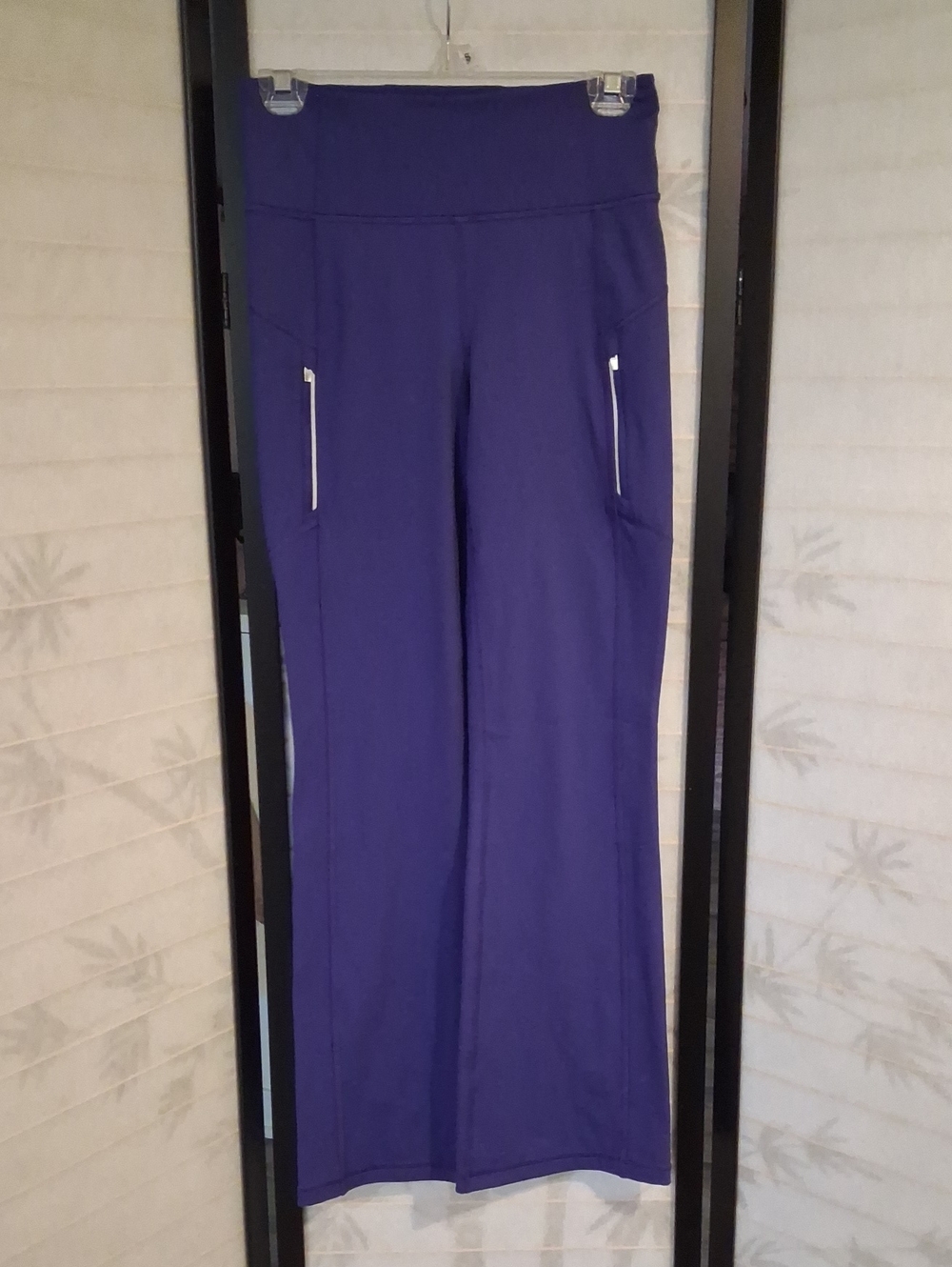 Athleta Wide-Leg Active Pants in Deep Purple